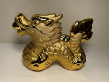 Gold ceramic dragon for sale  Knoxville