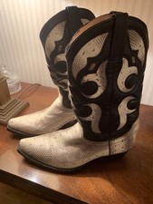 Mens snakeskin cowboy for sale  BELFAST