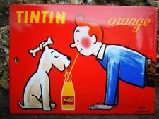 Tintin enamel sign d'occasion  Expédié en Belgium