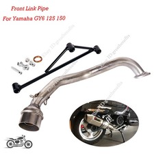 Para Yamaha GY6 125CC 150CC Sistema de Escape Ligação Frontal Tubo de Conexão Cabeçalho comprar usado  Enviando para Brazil