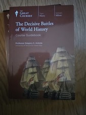 Great Courses Course Guidebook 6 DVD Disks The Decisive Battles of World History comprar usado  Enviando para Brazil