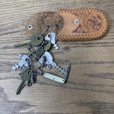 Vintage skeleton keychain for sale  Omaha