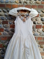 Vintage silk wedding for sale  NORTH WALSHAM