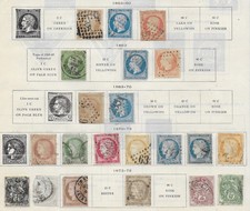 21 selos da França de álbum antigo de qualidade 1853–1875 comprar usado  Enviando para Brazil
