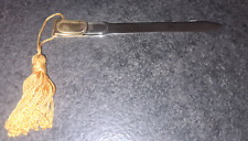 Tagliacarte argentato firmato usato  Ragalna
