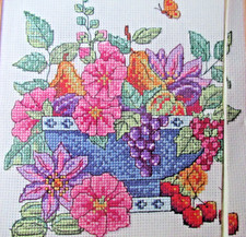 Stickvorlage blumen früchte gebraucht kaufen  Wuppertal