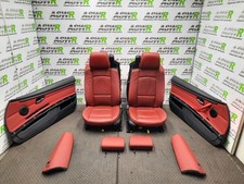 Bmw red leather for sale  MANCHESTER