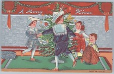 Vintage postcard merry for sale  Dallas