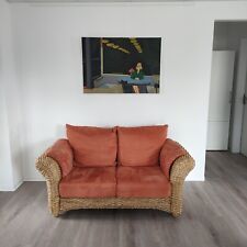 Zweisitzersofa rattan terracot gebraucht kaufen  Oberhausen