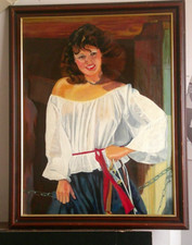 Vintage framed oil for sale  DUDLEY