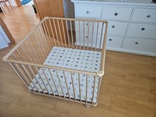 Laufstall baby holz gebraucht kaufen  Hennef