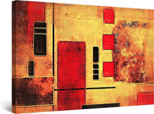 Quadro tela rosso usato  Roma