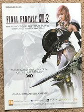 FINAL FANTASY XII-2 - 2012 página inteira anúncio de revista do Reino Unido PLAYSTATION PS3 XBOX comprar usado  Enviando para Brazil
