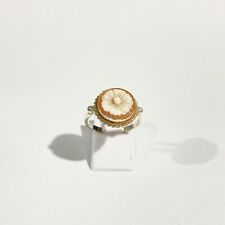 Anello cammeo fiore usato  Roncello