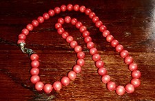 Collana corallo bambù usato  Latina