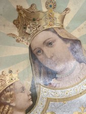 Antica stampa devozionale usato  Italia
