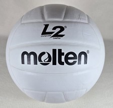 Voleibol fundido L2 IVU-U interior couro branco tamanho oficial ensino médio NOVO comprar usado  Enviando para Brazil