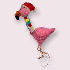 Decoração de estaca de quintal HTF Wondershop enfeite de Natal flamingo iluminado - Leia comprar usado  Enviando para Brazil