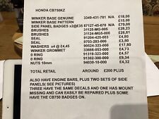 Honda cb750 new for sale  TADLEY