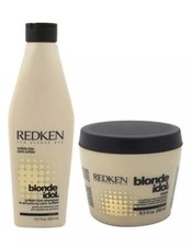 Conjunto de xampu REDKEN Blonde Idol 10,1 oz e máscara 8,5 oz tratamento sem sulfato novo comprar usado  Enviando para Brazil