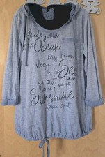 Kapuzenpulli shirt grau gebraucht kaufen  Wolgast-Umland