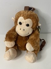 Mochila infantil de pelúcia marrom macaco animal coleção Lynco Critter comprar usado  Enviando para Brazil