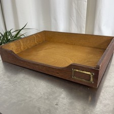 Vintage wooden tray for sale  BASILDON