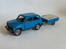 LADA VAZ 2121 NIVA A20 + REBOQUE SKIF USSR MODELO DE CARRO 1/43 NOVOEXPORT comprar usado  Enviando para Brazil