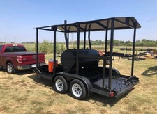Charcoal smoker trailer for sale  Glade