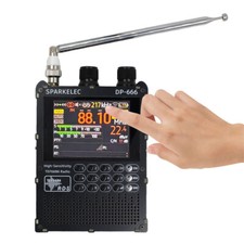 Rádio banda completa DP-666 2,8 polegadas TEF6686 FM/LW/MW/SW com kit de caneta de antena comprar usado  Enviando para Brazil