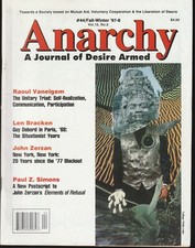 Anarchy journal desire for sale  UK