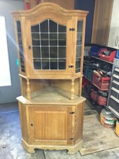 Eckvitrine holzart eiche gebraucht kaufen  Handewitt