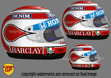 Adesivos de vinil capacete x2 Nelson Piquet F1 - Scuderia GP comprar usado  Enviando para Brazil