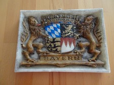 Wachsplatte wappen bayern gebraucht kaufen  Speyer