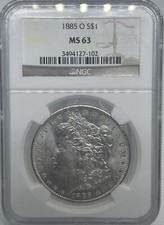 1885 ngc morgan for sale  Dry Fork
