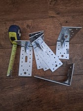 Reinforced galvanised angle for sale  SALFORD