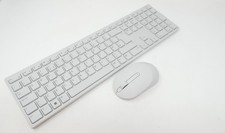 Combo de teclado e mouse sem fio Dell KM5221W branco inglês profissional Reino Unido - 1PWM1 comprar usado  Enviando para Brazil