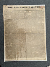 Lancaster gazette corn for sale  WOLVERHAMPTON