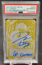DJ Lagway #1/1 Placa de Impresión 2024 Pro Set Metal L-DJL PSA/DNA Auto Insc. Gators segunda mano  Embacar hacia Mexico