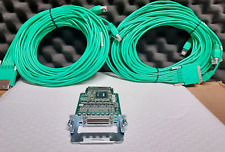 Cisco HWIC-16A Terminal Server Module 2x CAB-HD8-ASYNC 2511 *1 ANO DE GARANTIA!*, usado comprar usado  Enviando para Brazil