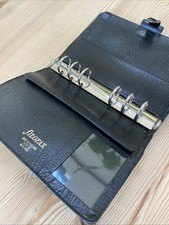 FILOFAX-4CLF7/8 WINCHESTER COURO DE BEZERRO PRETO-RARO VINTAGE DÉCADA DE 1980 ITEM DE COLECIONADOR comprar usado  Enviando para Brazil