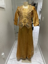 Gold tulle pearls for sale  El Paso