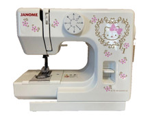 Máquina de coser eléctrica compacta JANOME KT-35 Sanrio Hello Kitty AC100V segunda mano  Embacar hacia Mexico