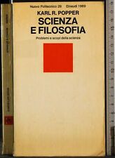 Scienza filosofia. karl usato  Ariccia