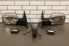 Usado, Kit de espelho dobrável elétrico cromado 2013 Ram 1500 com interruptor/módulos (vidro ruim) comprar usado  Enviando para Brazil
