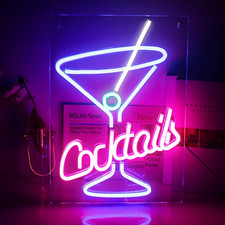 Cocktails insegna neon usato  Roma