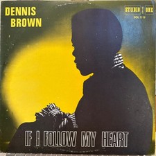 Usado, Dennis Brown- If I Follow My Heart- LP Vinyl Studio One Jamaican Pressing VG++ comprar usado  Enviando para Brazil