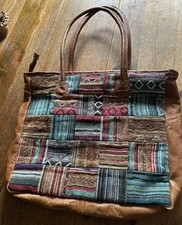 Leather patchwork nepalese for sale  YORK