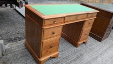 Solid pine desk for sale  ASHFORD