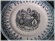 Assiettes dessert terre d'occasion  France